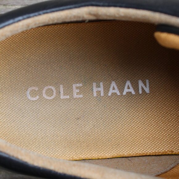 Cole Haan Grand.0S Black Leather Sneakers, Men's Size 10 M, EUC - Picture 10 of 15